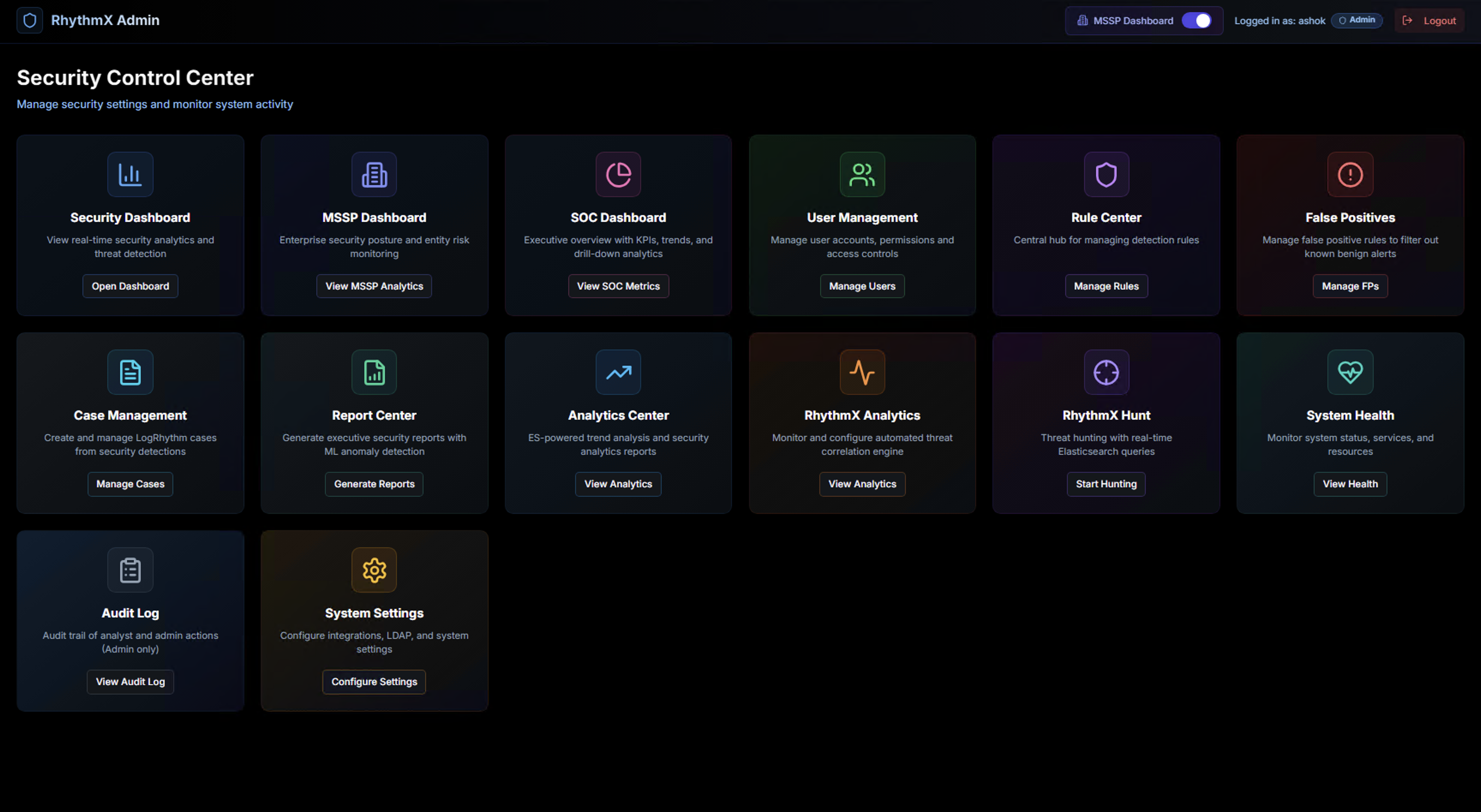 Security Control Center